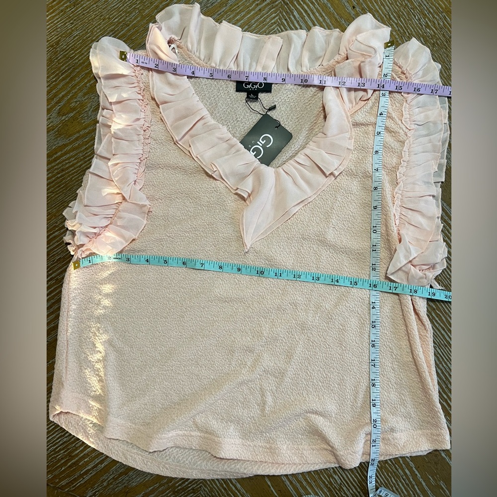 NWT GiGiO|Sleeveless Shirt|Size Large - Picture 7 of 7